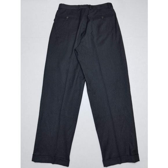Zanella Dress pants double pleated Charcoal black - Picture 2 of 8